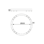 ΟΡΟΦΗΣ ΦΩΤΙΣΤΙΚΟ LED 36W COB ΜΑΥΡΟ ΑΛΟΥΜΙΝΙΟ 3000K 3240LM D65ΧΗ6,5CM MAGNETO ACA DECOR – JNAC36LED65BK