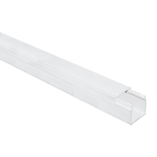 100X40mm Πλαστικό Κανάλι Καλωδίων Χωρίς Αυτοκόλλητο Λευκό 2m ACA – KA10040W