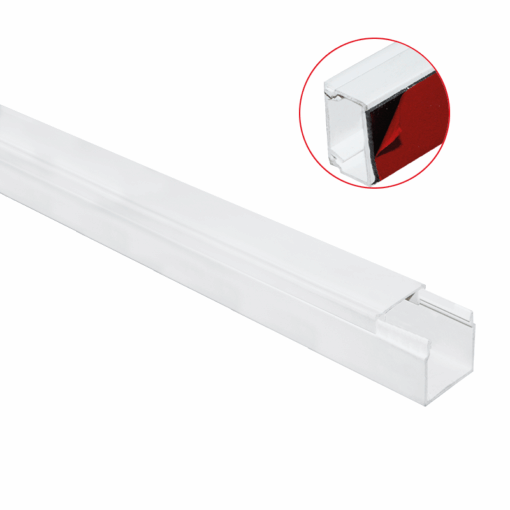 25X16mm Πλαστικό Κανάλι Καλωδίων Χωρίς Αυτοκόλλητο Λευκό 2m ACA – KA2516W