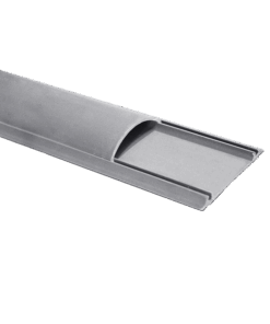 50Χ15mm Οβάλ Κανάλι Δαπέδου 2m Γκρι ACA 20τμχ – KA5015G