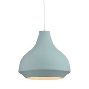 Κρεμαστό Φωτιστικό 1ΧΕ27 Μεταλλικό Πετρόλ Φ350 ACA DECOR   – KS080335PL