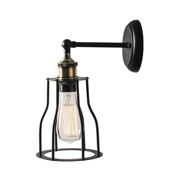 ΑΠΛΙΚΑ ΜΕΤΑΛΛΙΚΗ ΜΑΥΡΗ 1ΧE27 SOTIS ACA – KS1342W151BKACA