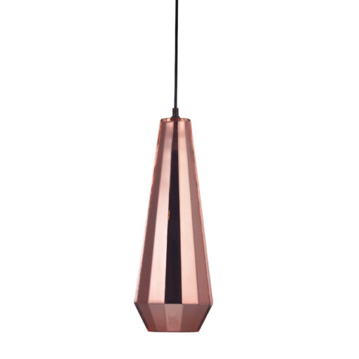 Κρεμαστό 1ΧΕ27 Γυαλί Χάλκινο Φ150 ACA DECOR – KS174415PC