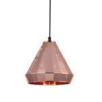 Κρεμαστό 1ΧΕ27 Γυαλί Χάλκινο Φ220 ACA DECOR  – KS174622PC