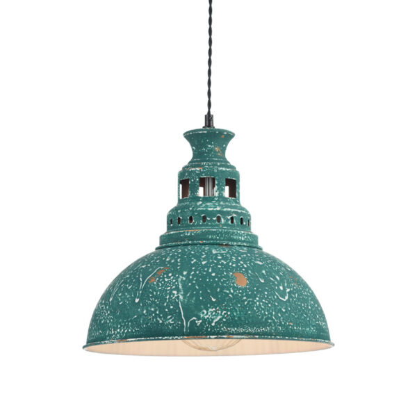 ΚΡΕΜΑΣΤΟ ΦΩΤΙΣΤΙΚΟ 1ΧΕ27 ΜΕΤΑΛΛΙΚΟ ΠΡΑΣΙΝΟ ΑΝΤΙΚΕ Φ35ΧΗ135CM NEVADA ACA – KS198435PTR