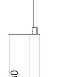 Κρεμαστό Φωτιστικό Μεταλλικό Μαύρο 1ΧE27 ACA DECOR  – KS2084P51SBK