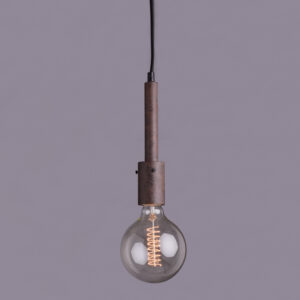 Κρεμαστό Φωτιστικό Μεταλλικό Σκουριά 1ΧE27 ACA DECOR – KS2084P51SRT