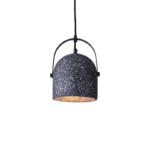 ACA DECOR   κρεμαστό φωτιστικό 1xE27 σε μαύρο χρώμα – KS411P16B