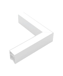 InLight Γωνιακός σύνδεσμος LED 8W 4000K σε λευκή απόχρωση D:17,6cmX17,6cm (L002-WH)