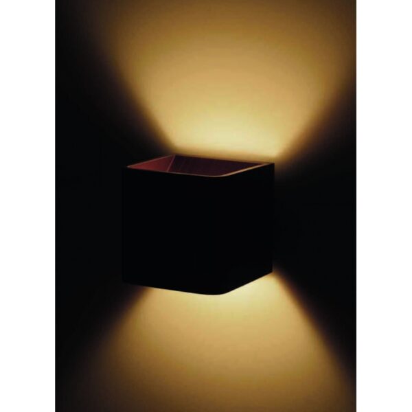 Επιτοίχιο Φωτιστικό LED Λευκό Ματ Τετράγωνο 3W Up-Down Θερμό Λευκό 3000K ACA DECOR – L35037