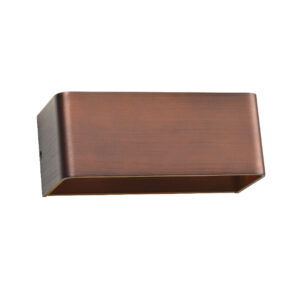 Επιτοίχιο Φωτιστικό LED Απόχρωση Ξύλου Ορθογώνιο 6W Up-Down Θερμό Λευκό 3000K ACA DECOR  – L35037LWD