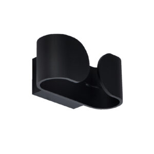 Απλίκα Τοίχου LED Μαύρο Οβάλ 6W Up-Down Θερμό Λευκό 3000K ACA DECOR  – L35049BK
