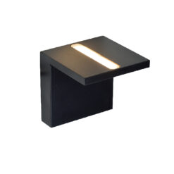Επιτοίχιο Φωτιστικό LED Tetris Μαύρο 4W Upside Θερμό Λευκό 3000K ACA DECOR   – L36291BK