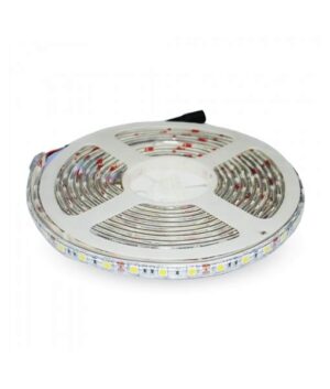 LED Ταινία 10W V-TAC 1000lm/m Dimmable Αδιάβροχη IP65 Πολύχρωμη RGB 5 Μέτρα – 212155