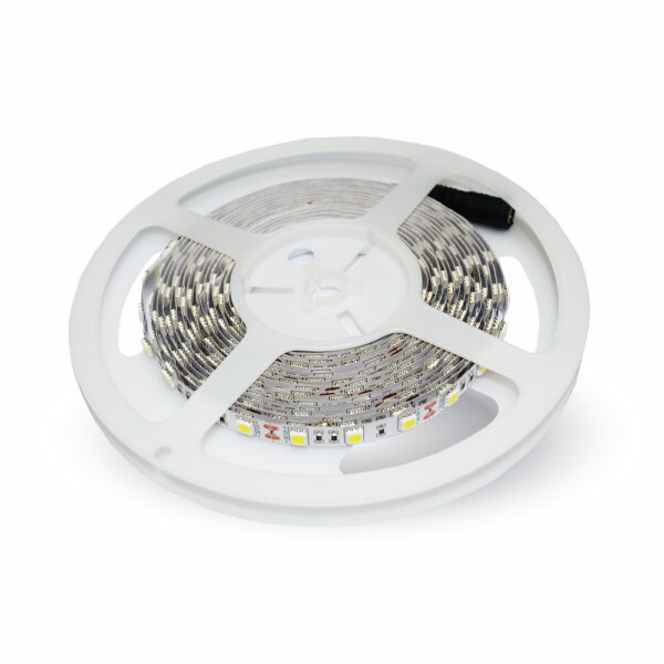 LED Ταινία 10W 24V V-TAC 830lm/m Φυσικό 4000K 5 Μέτρα – 212459