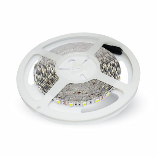 LED Ταινία 10W 24V V-TAC 830lm/m Ψυχρό 6400K 5 Μέτρα – 212430