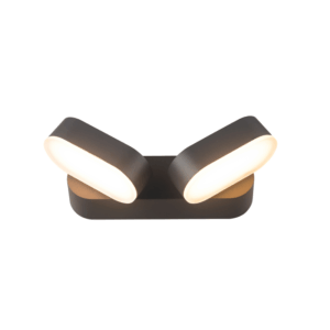 LED ΑΠΛΙΚΑ ΕΞΩΤΕΡΙΚΟΥ ΧΩΡΟΥ ΔΙΦΩΤΗ ΣΕ ΣΚΟΥΡΟ ΓΚΡΙ ΠΕΡΙΣΤΡΕΦΟΜΕΝΗ 13W IP54  ACA – LG1682G