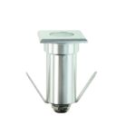 Aca Lighting Ospot Mini Σποτ Χωνευτό LED 1W Τετράγωνο  Θερμό 3000Κ IP65 – LG20230