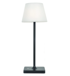 Επιτραπέζιο Επαναφορτιζόμενο Φωτιστικό Πορτατιφ LED 2W Σκόυρο Γκρι Θερμό 3000Κ IP54 με Dimmer ACA – LG2050G-400