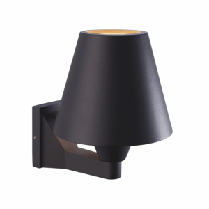 ACA Απλίκα αλουμινίου σε σκούρο γκρι χρώμα 1xE27 IP65 – LG2121G