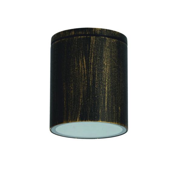 Φωτιστικό Σποτ Οροφής 1ΧGU10 Χρυσό-Μαύρο Αλουμίνιο IP65 ACA – LG2301GU10GB