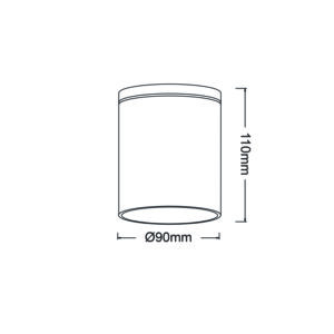 Φωτιστικό Σποτ Οροφής 1ΧGU10 Λευκό Αλουμίνιο IP65 ACA – LG2301GU10W