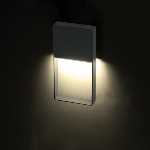 LED ΑΠΛΙΚΑ ΕΞΩΤΕΡΙΚΟΥ ΧΩΡΟΥ ΣΕ ΣΚΟΥΡΟ ΓΚΡΙ  4W IP54  ACA – LG2361G