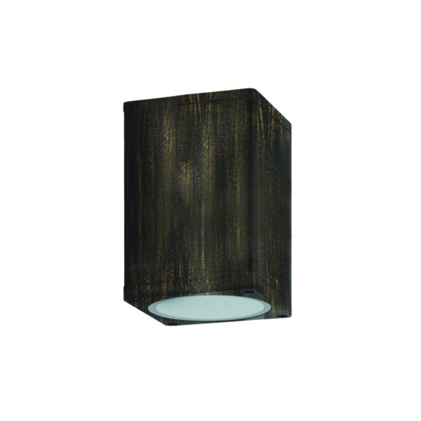 Επιτοίχιο Φωτιστικό 1ΧE27 Χρυσό-Μαύρο Αλουμίνιο IP65 ACA – LG2402E27GB