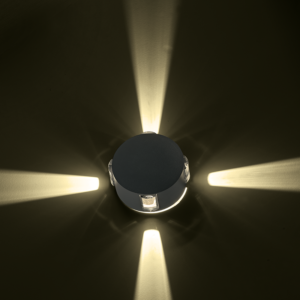 LED ΑΠΛΙΚΑ ΕΞΩΤΕΡΙΚΟΥ ΧΩΡΟΥ ΣΤΡΟΓΓΥΛΗ ΜΕ 4 ΔΕΣΜΕΣ ΦΩΤΟΣ – 5W IP54 ACA – LG2621G