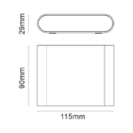  LED ΑΠΛΙΚΑ ΕΞΩΤΕΡΙΚΟΥ ΧΩΡΟΥ ΣΕ ΣΚΟΥΡΟ ΓΚΡΙ 7W IP54 ACA – LG2631G