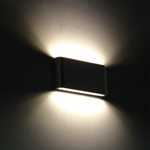 LED ΑΠΛΙΚΑ ΕΞΩΤΕΡΙΚΟΥ ΧΩΡΟΥ ΣΕ ΣΚΟΥΡΟ ΓΚΡΙ ΧΡΩΜΑ 11W IP54  ACA – LG2632G