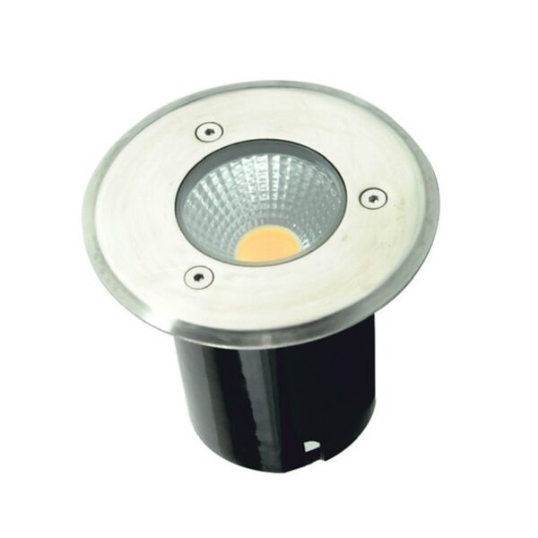 Φωτιστικό Σποτ Δαπέδου Στρογγυλό Χωνευτό LED 7W Θερμό  IP67 ACA – LG2641