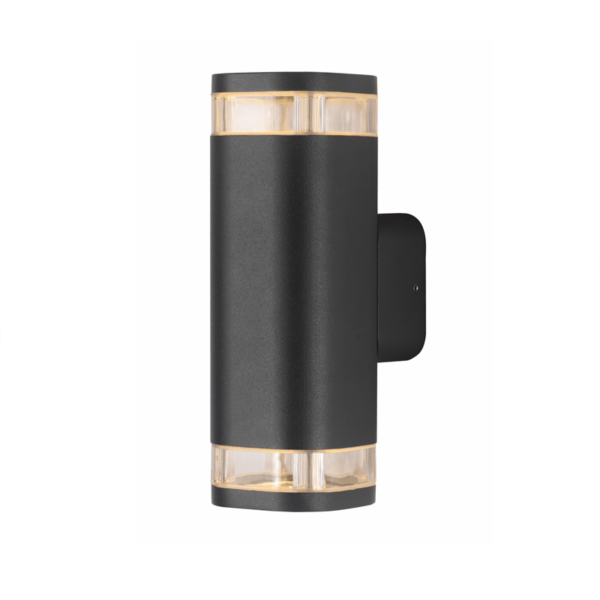 Aca Στεγανή Επιτοίχια Πλαφονιέρα Εξωτερικού Χώρου GU10 σε Γκρι Χρώμα – LG2882G