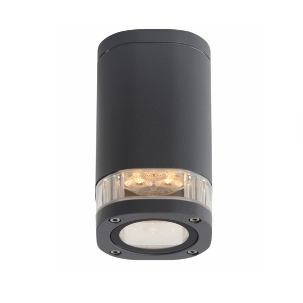 Απλίκα σποτ 1x GU10 σκούρο γκρι IP54 – LG2883G