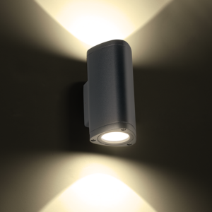 LED ΑΠΛΙΚΑ ΕΞΩΤΕΡΙΚΟΥ ΧΩΡΟΥ ΣΕ ΣΚΟΥΡΟ ΓΚΡΙ UP-DOWN 6W IP54  ACA – LG2982G