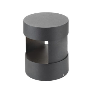 Επιτοίχιο Φωτιστικό Εξωτερικού Χώρου με Ενσωματωμένο LED σε Γκρι Χρώμα  9W 200LM 79° 230V AC 3.000K Σκούρο Γκρι CRI80 IP54 ACA – LG3271G