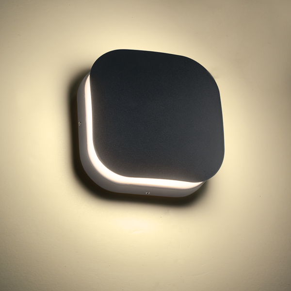 ΑΠΛΙΚΑ ΕΞΩΤΕΡΙΚΟΥ ΧΩΡΟΥ ΣΕ ΣΚΟΥΡΟ ΓΚΡΙ 10W IP65 ACA – LG3862G