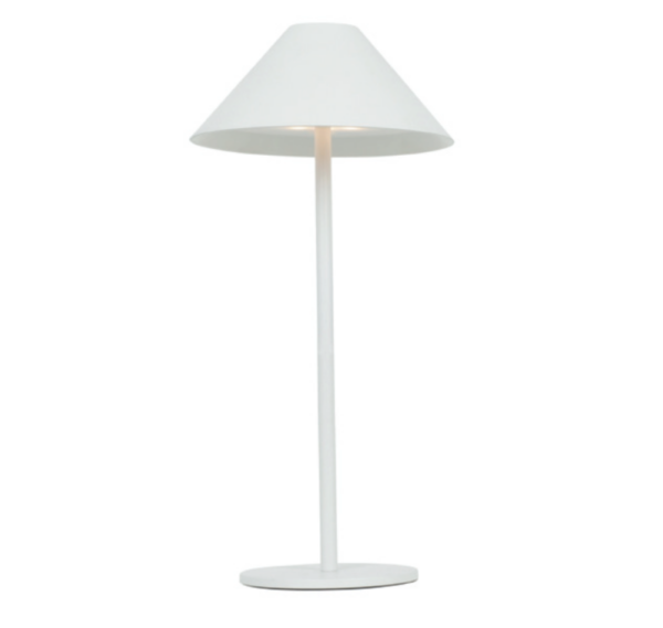 Επιτραπέζιο Επαναφορτιζόμενο Φωτιστικό Πορτατιφ LED 3W Λευκό Ματ Θερμό 3000Κ IP54 με Dimmer ACA – LG5860W-300