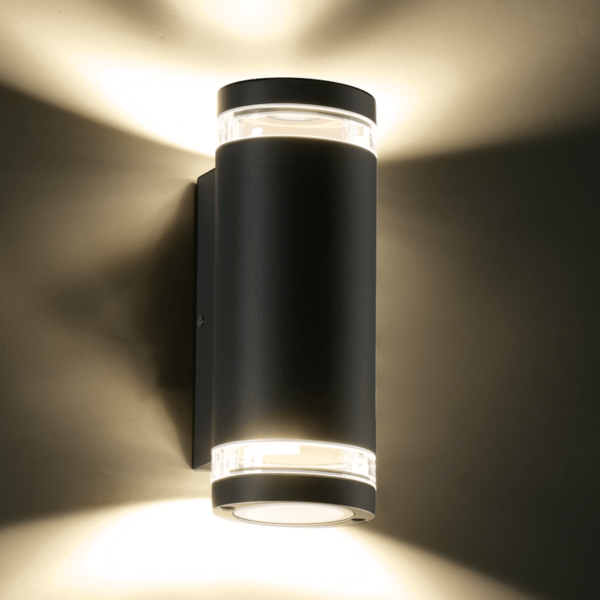 Απλίκα σποτ up-down 2xGU10 σκούρο γκρι IP54 – LG6007G