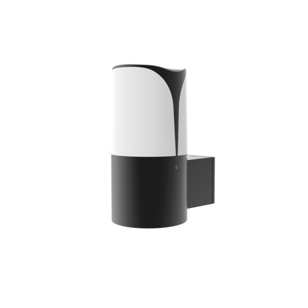 Φωτιστικό τοίχου 1xE27 κήπου σκούρο γκρι αλουμίνιο + πλαστικό IP54 ACA – LG8304G