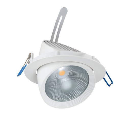 Χωνευτό κινητό φωτιστικό COB 30W 3000K 60° 2400LM 230V Ra80 ACA – LINO3030