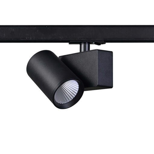 LED Φωτιστικό Ράγας 2 Καλωδίων Μαύρο 20W 3000K  38° 2000LM 230V AC Ra80 ACA – LISOR2030B2