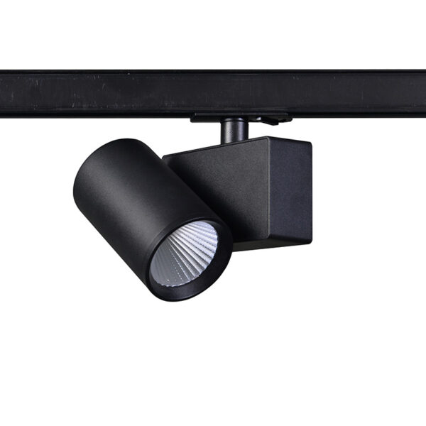 LED Φωτιστικό Ράγας 2 Καλωδίων Μαύρο 20W 3000K  38° 2000LM 230V AC Ra80 ACA – LISOR2030B2