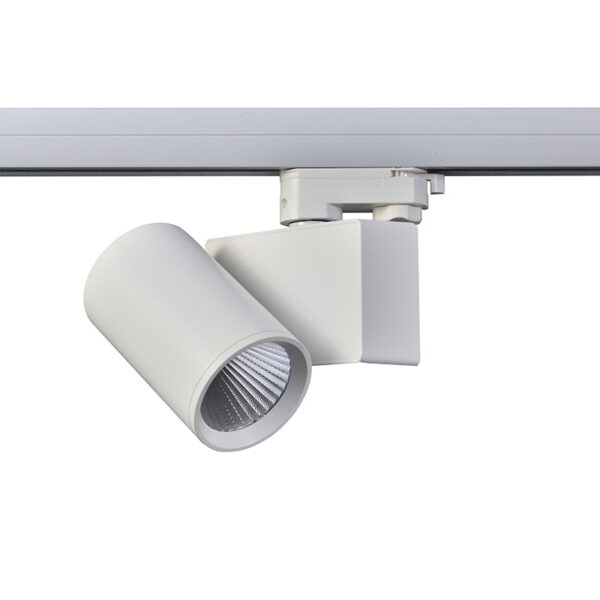 LED Φωτιστικό Ράγας 4 Καλωδίων Λευκό 20W 3000K  38° 2000LM 230V AC Ra80 ACA – LISOR2030W4