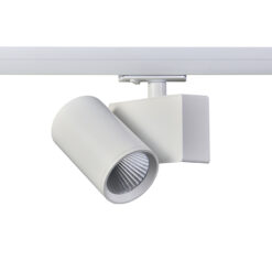 LED Φωτιστικό Ράγας 2 Καλωδίων Λευκό 20W 4000K  38° 2100LM 230V AC Ra80 ACA – LISOR2040W2