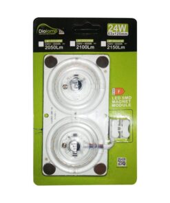 LED SMD Μαγνητικό MODULE 24W 230V 2100lm 160° 4000K Ra80 ACA – LM12024NW