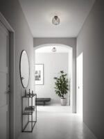 Nordlux Alton 27,5 Φωτιστικό Οροφής Μαύρο E27  Γυάλινο/Μεταλλικό –  2010506047