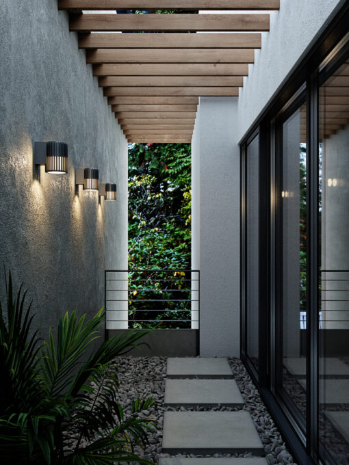 Nordlux Aludra Φωτιστικό Τοίχου Μαύρο E27  Αλουμίνιο/Πλαστικό –  2118011003