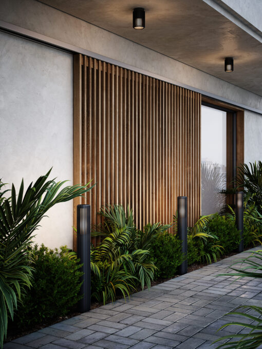 Nordlux Aludra 95 Φωτιστικό Κήπου Μαύρο IP54 E27  Αλουμίνιο/Πλαστικό –  2118038003