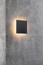 Nordlux Artego Square Φωτιστικό Τοίχου Μαύρο IP44 LED 7.2W 3000K –  46951003